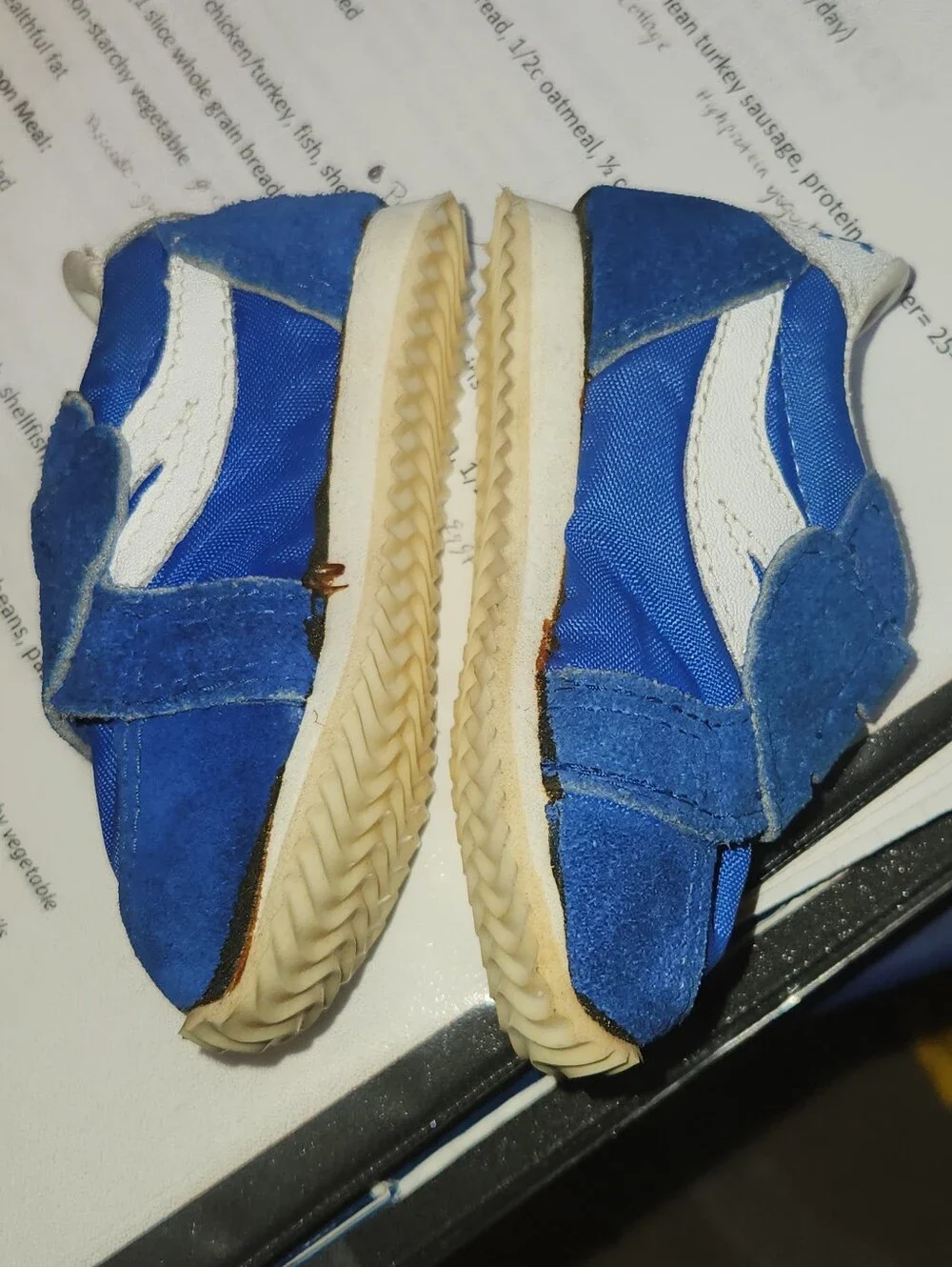 Toddler Traks Vintage Kids Blue Casual Sneakers
